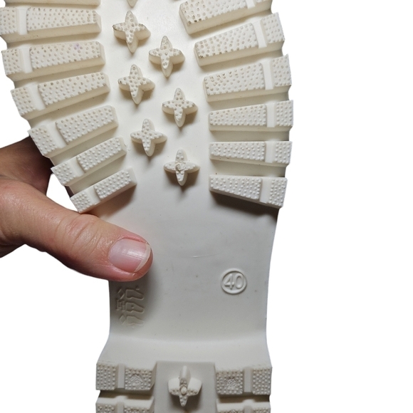 Planone Short White Chelsea Anit-Slipping Rain Boots EU Size 40 Size 9 US - Picture 11 of 11